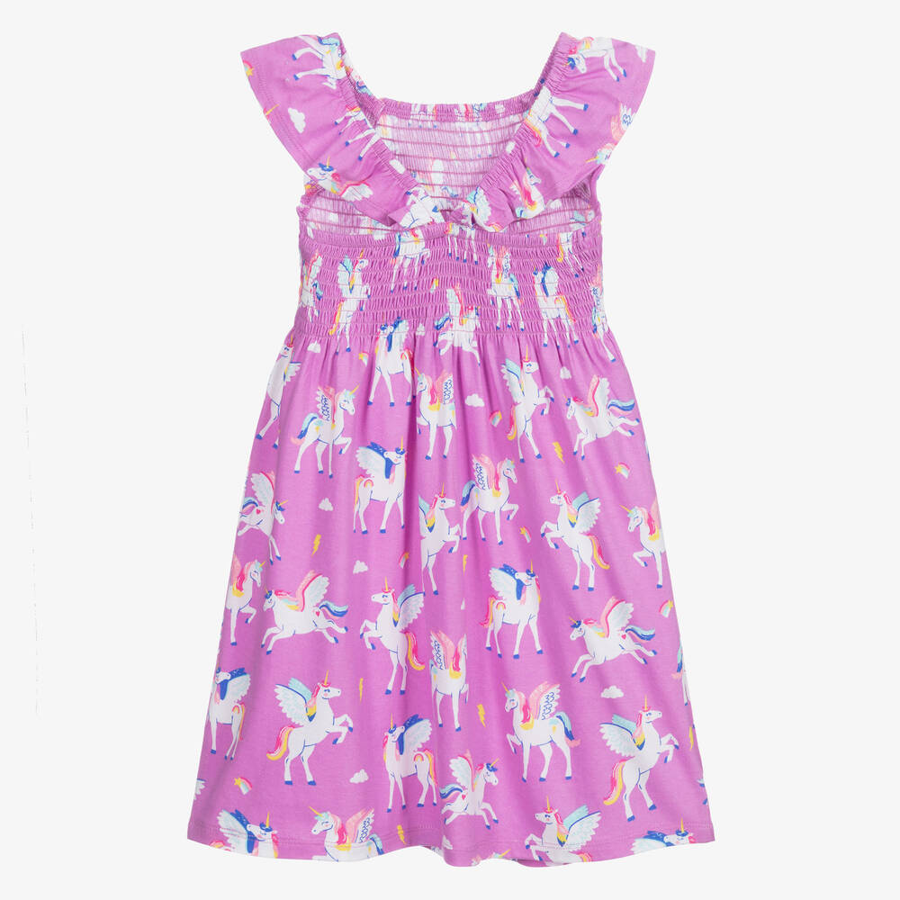 Hatley-Girls Purple Pegasus Dress | Childrensalon Outlet