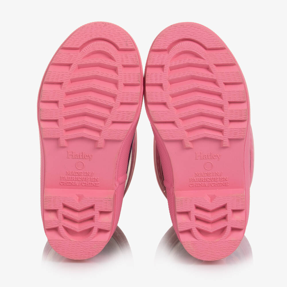 Hatley-Фиолетовые резиновые сапоги и носки с цветами | Childrensalon Outlet