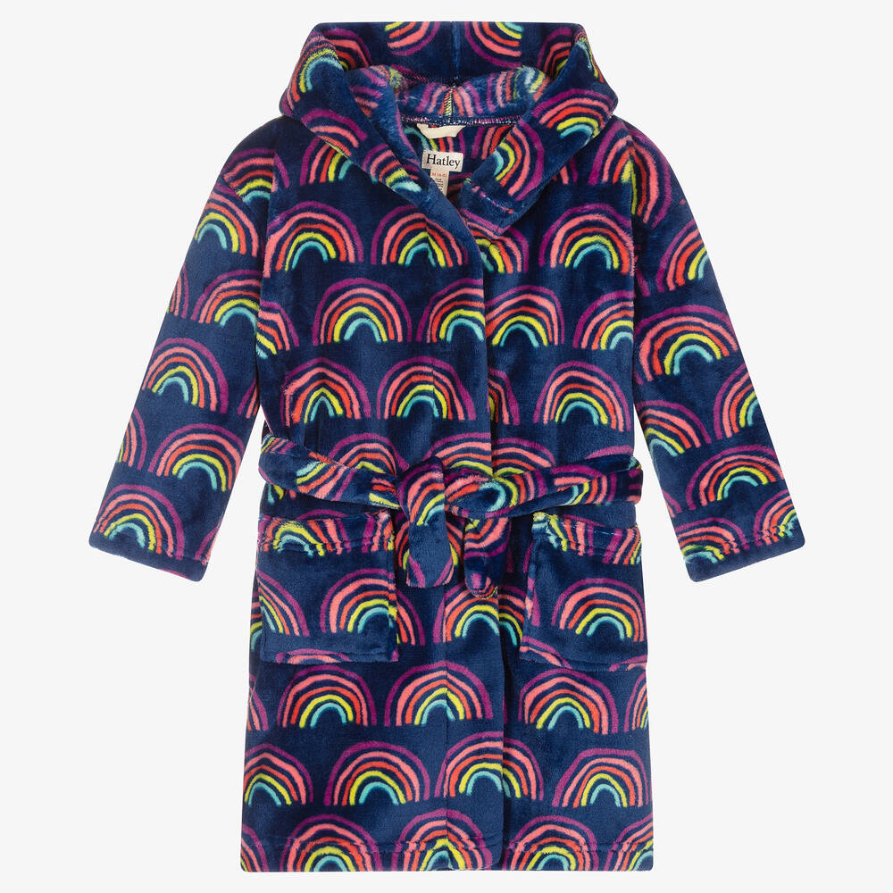 Hatley - Girls Rainbow Dressing Gown | Childrensalon