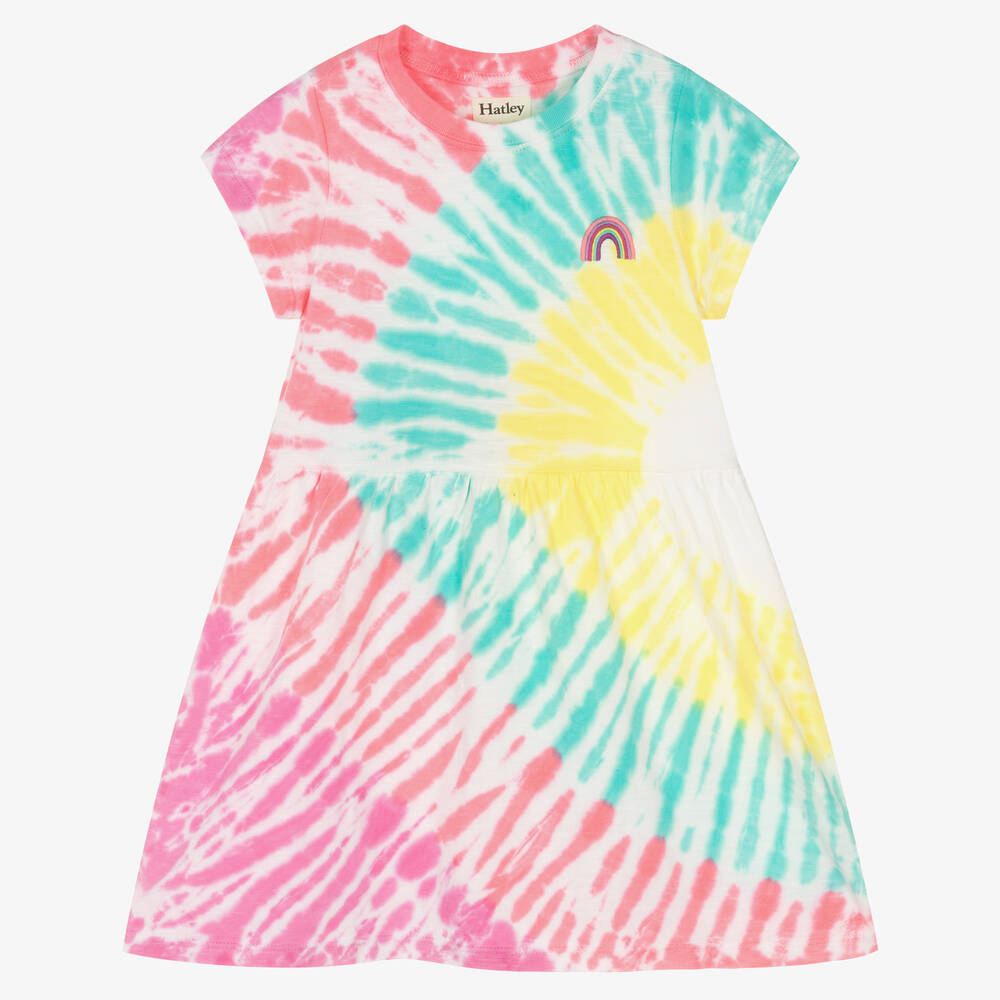 Hatley - Girls Rainbow Skater Dress | Childrensalon