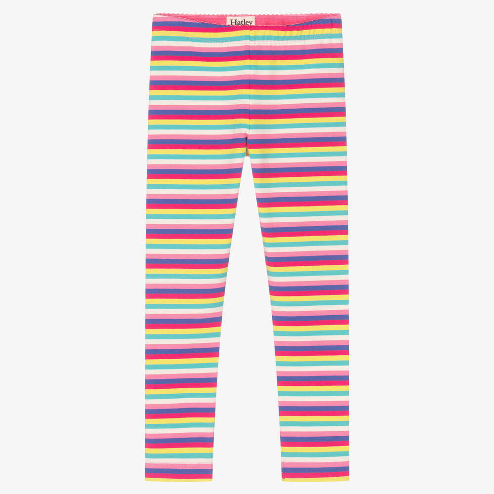Colourful striped leggings cheap