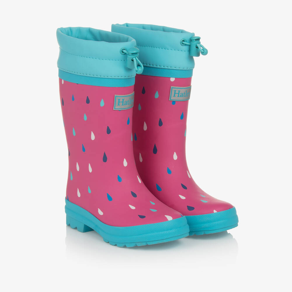 Hatley-أحذية مطر وردية للبنات | Childrensalon Outlet