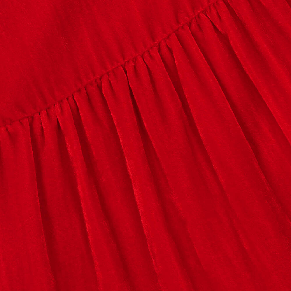 Hatley-فستان مخمل لون أحمر أطفال بناتي | Childrensalon Outlet