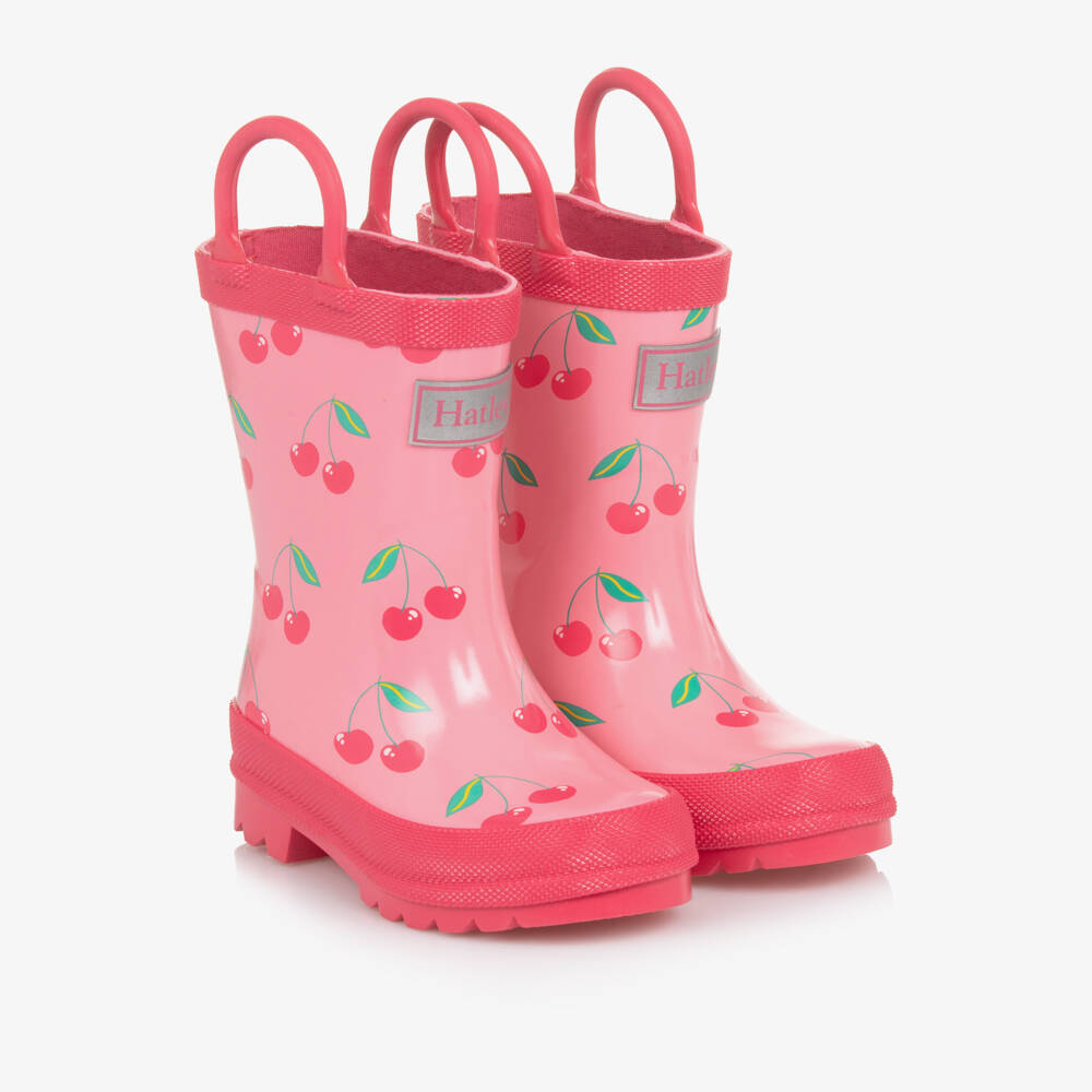 Hatley-أحذية بنات بلون الكرز الوردي | Childrensalon Outlet