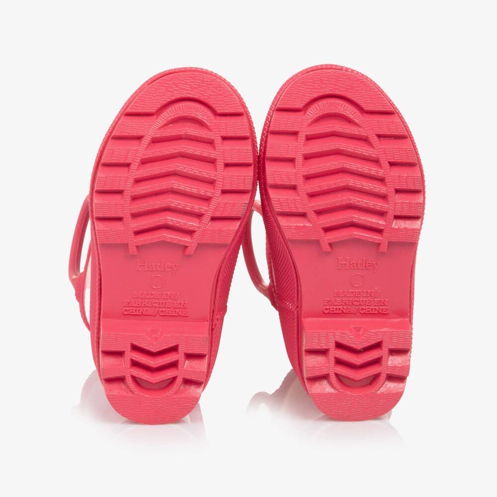 Hatley-Girls Rosy Cherry Splash Boots | Childrensalon Outlet