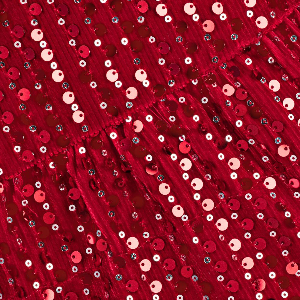 Hatley-Girls Scarlet Velour Sequin Dress | Childrensalon Outlet