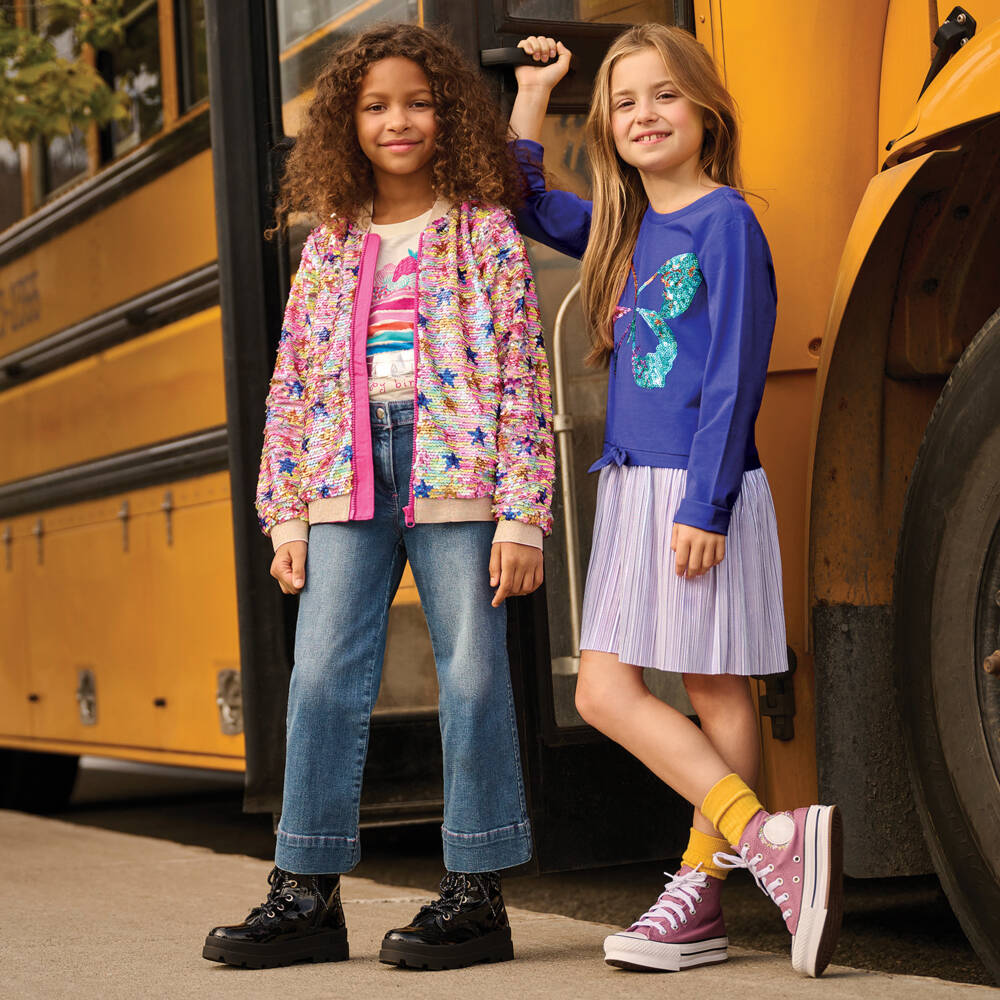 Hatley-Girls Sequin Butterfly Party Dress | Childrensalon Outlet