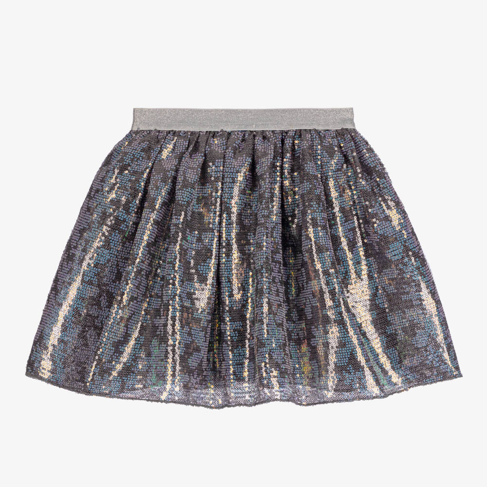 Hatley-Girls Shimmering Floral Sequin Skirt | Childrensalon Outlet