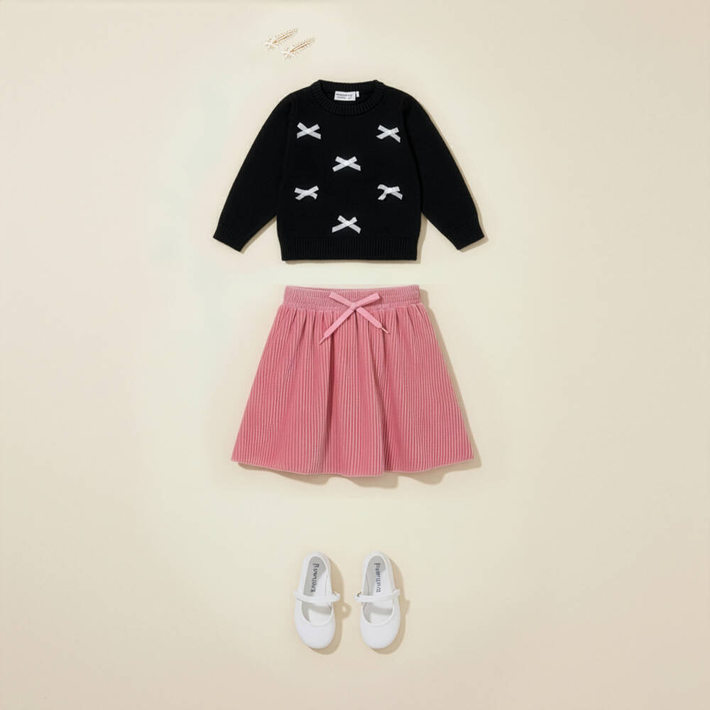 Hatley-Юбка из блестящего розового велюра для девочек | Childrensalon Outlet