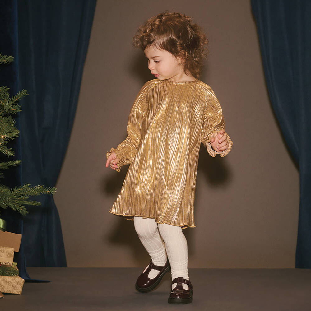 Hatley-Girls Shimmering Pleated Gown | Childrensalon Outlet