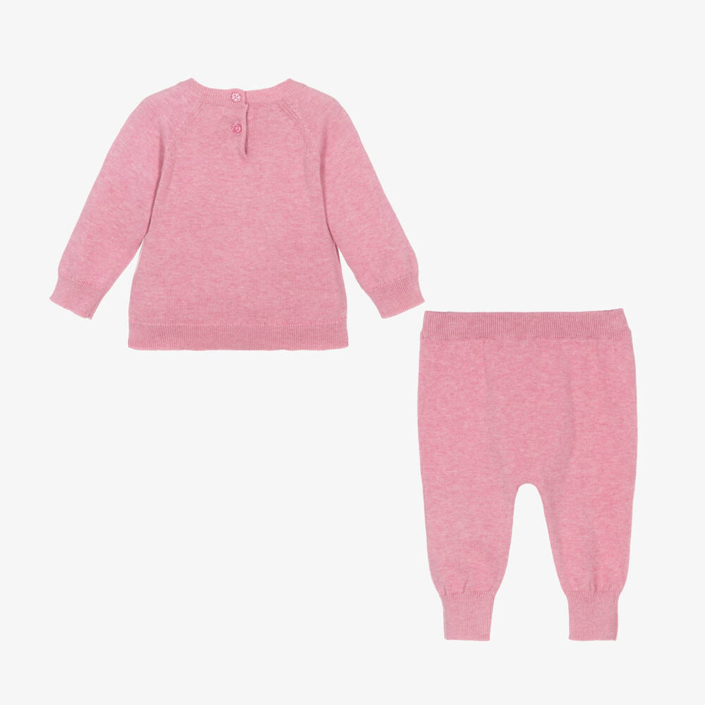 Hatley-Girls Soft Pink Knit Set | Childrensalon Outlet