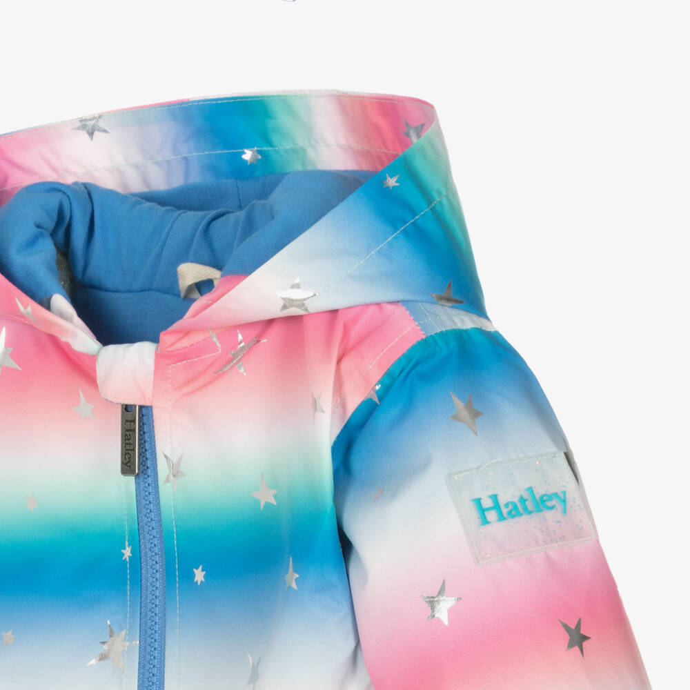 Hatley-Girls Sparkling Starry Pink Coat | Childrensalon Outlet