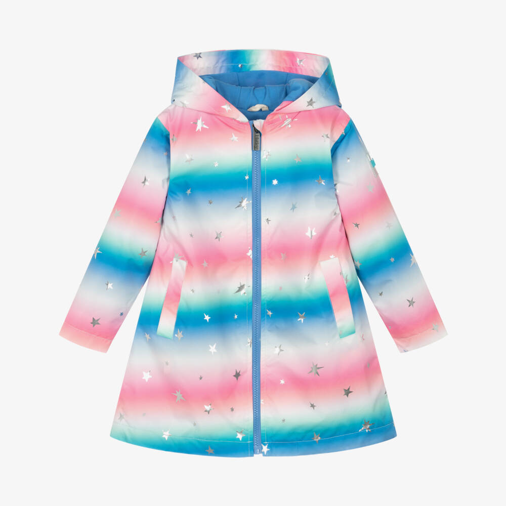 Hatley-Girls Sparkling Starry Pink Coat | Childrensalon Outlet