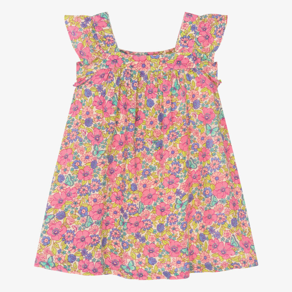 Hatley-Girls Vibrant Floral Summer Dress | Childrensalon Outlet