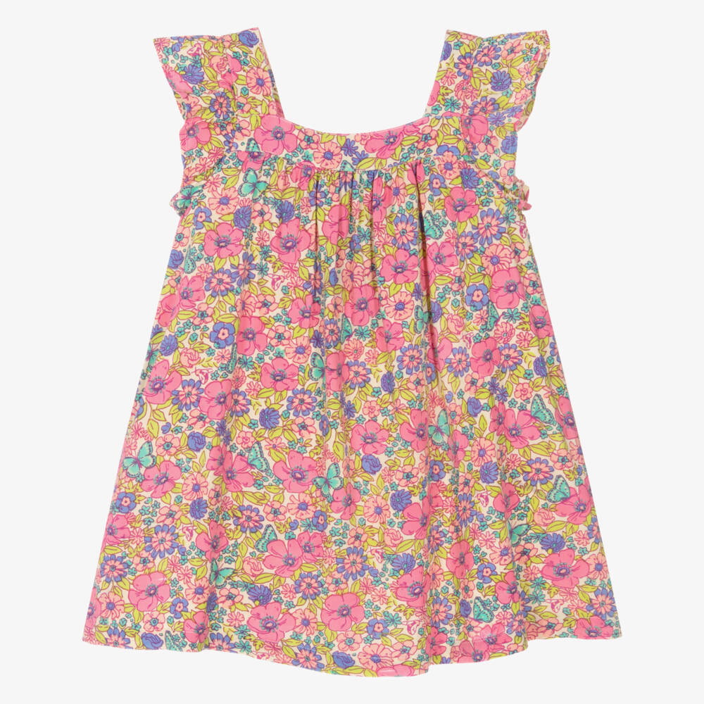 Hatley-Girls Vibrant Floral Summer Dress | Childrensalon Outlet