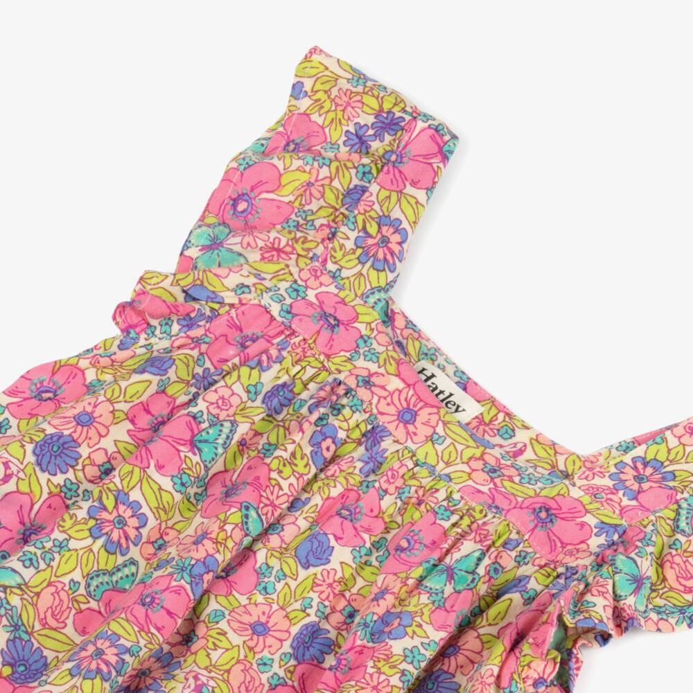 Hatley-Girls Vibrant Floral Summer Dress | Childrensalon Outlet