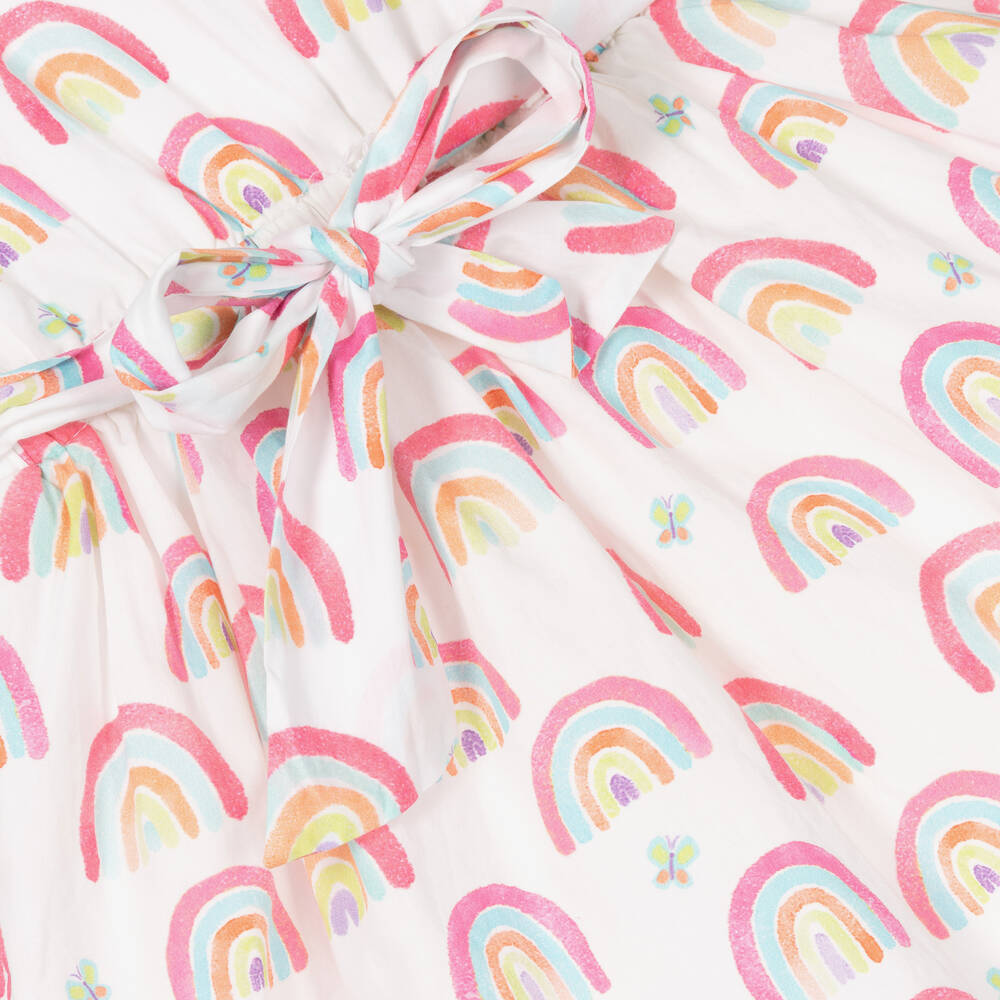 Hatley-Girls White Cotton Dress | Childrensalon Outlet