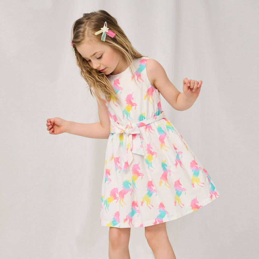 Unicorn dress matalan top