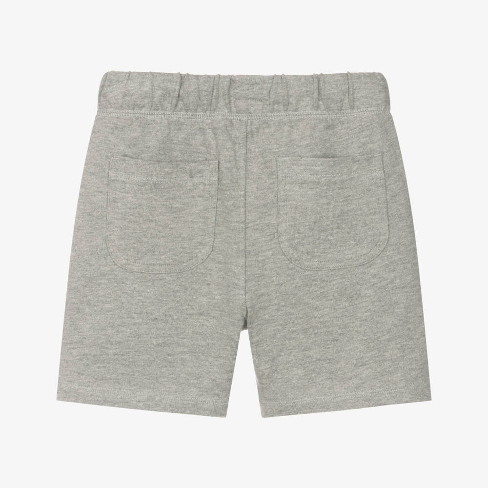 Hatley-Grey Cotton Kids Pull-On Shorts | Childrensalon Outlet