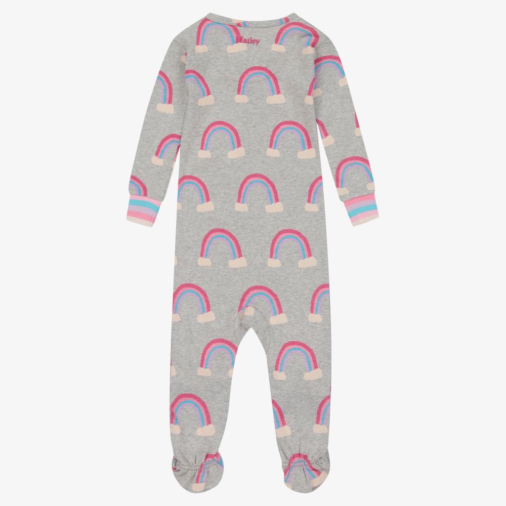 هاتلي-Grey Organic Cotton Babygrow | Childrensalon Outlet
