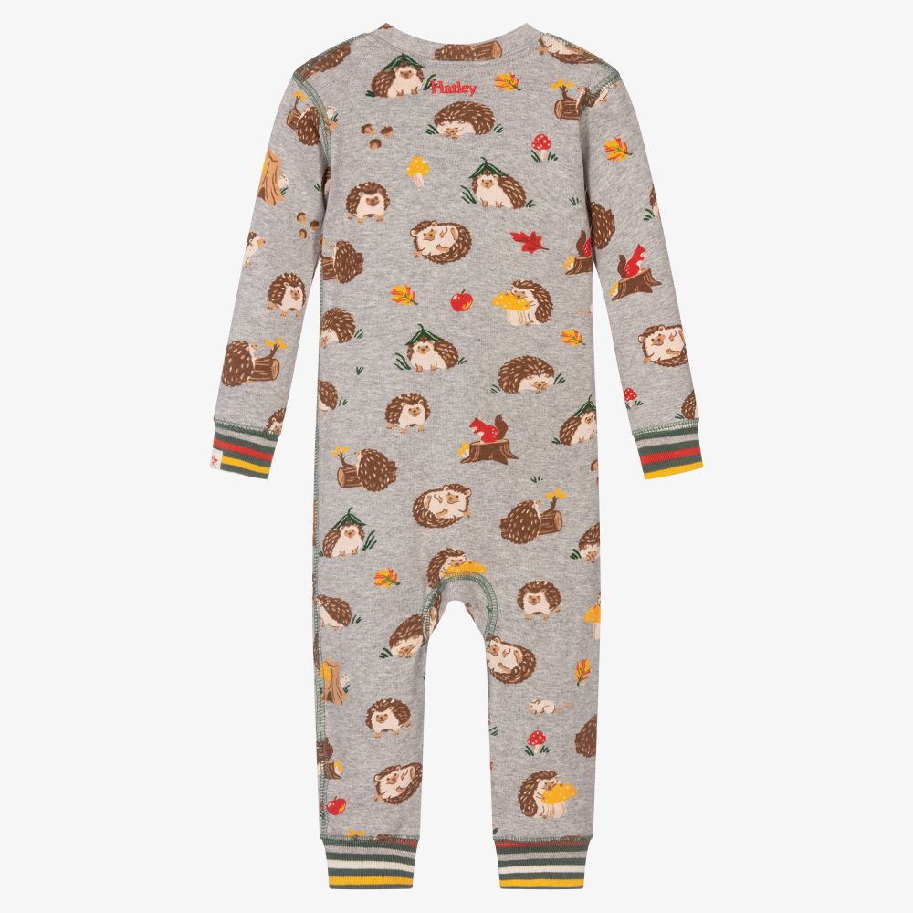 Hatley-Grey Organic Cotton Romper | Childrensalon Outlet