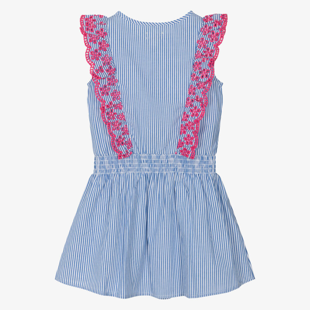 Hatley-Little Ladies Blue Ruffle Dress | Childrensalon Outlet