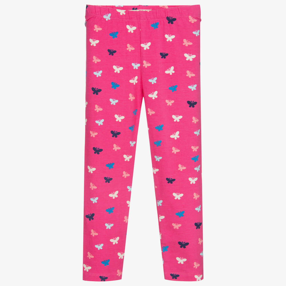 Hatley - Pink Cotton Jersey Leggings | Childrensalon
