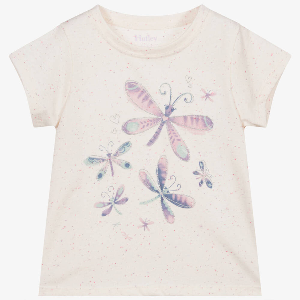 Hatley - Pink Cotton Jersey T-Shirt | Childrensalon