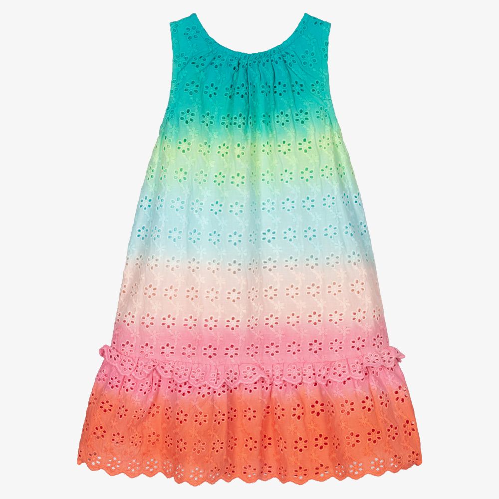Hatley - Pink Gradient Rainbow Dress | Childrensalon