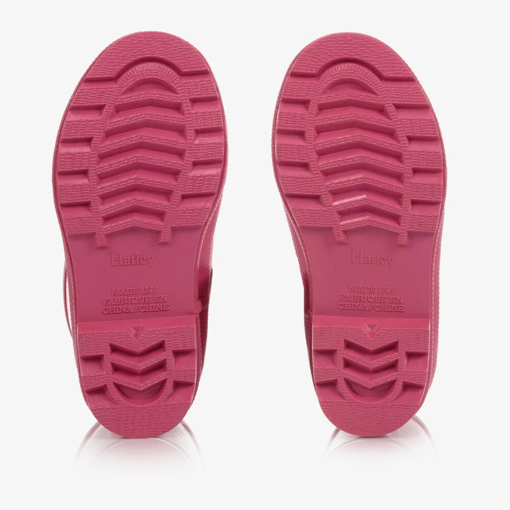 Hatley - Botas de agua rosas con estampado de corazones | Childrensalon  Outlet