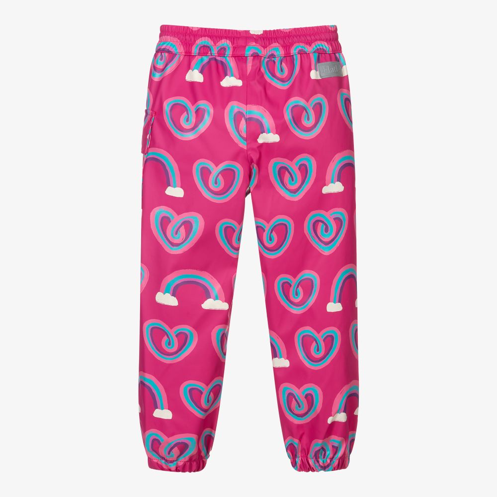 Hatley-بنطلون لون زهري بطبعة قلوب للبنات | Childrensalon Outlet