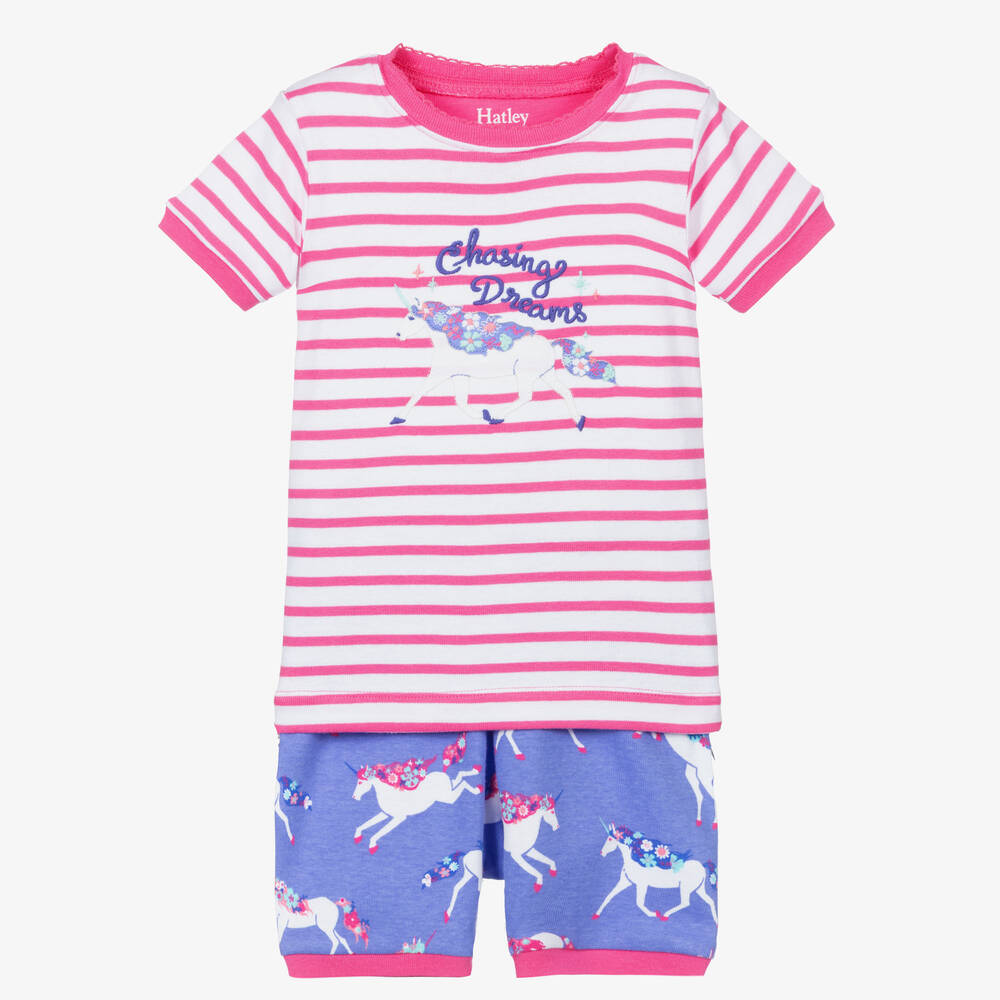 Hatley-Розовая пижама из органического хлопка | Childrensalon Outlet