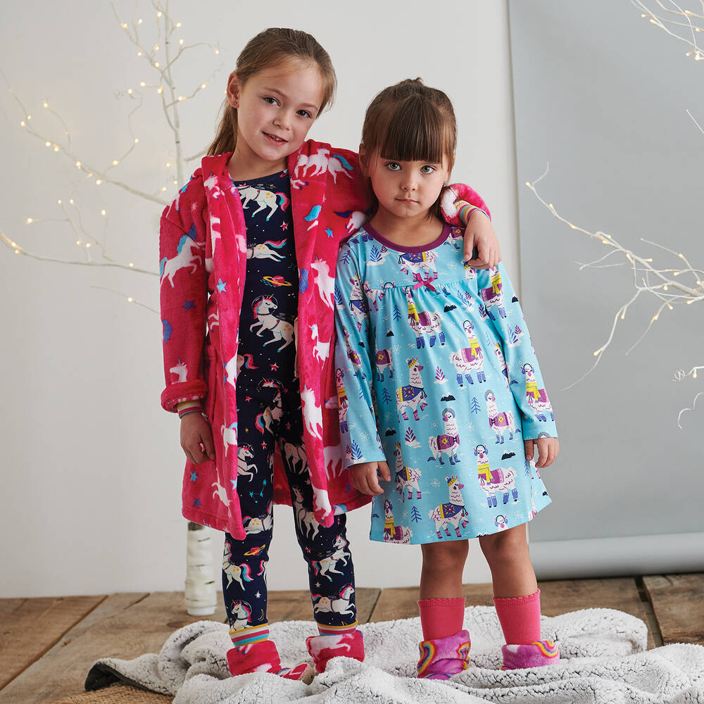 Hatley-Pink Unicorn Slippers | Childrensalon Outlet