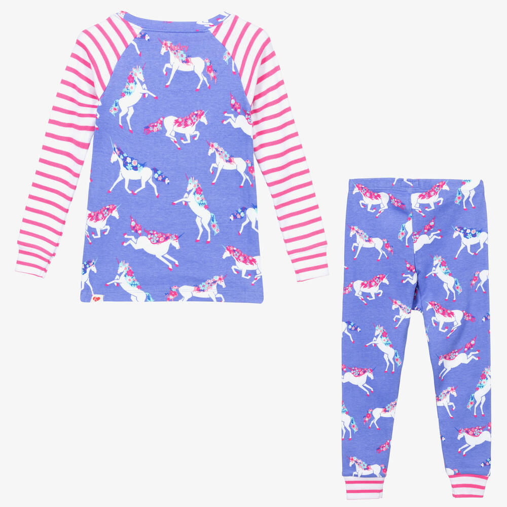 Hatley-Purple Organic Cotton Pyjamas | Childrensalon Outlet