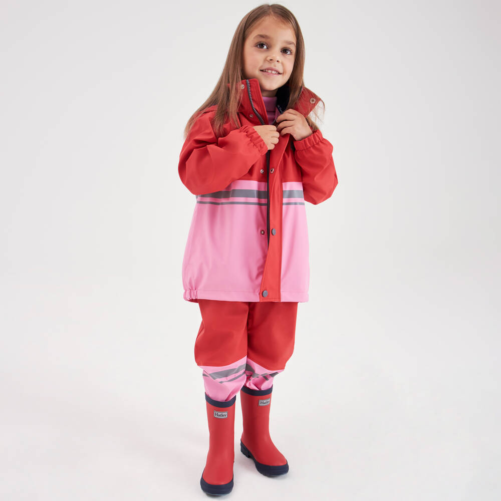 Hatley-أحذية مطر حمراء زاهية للأولاد | Childrensalon Outlet