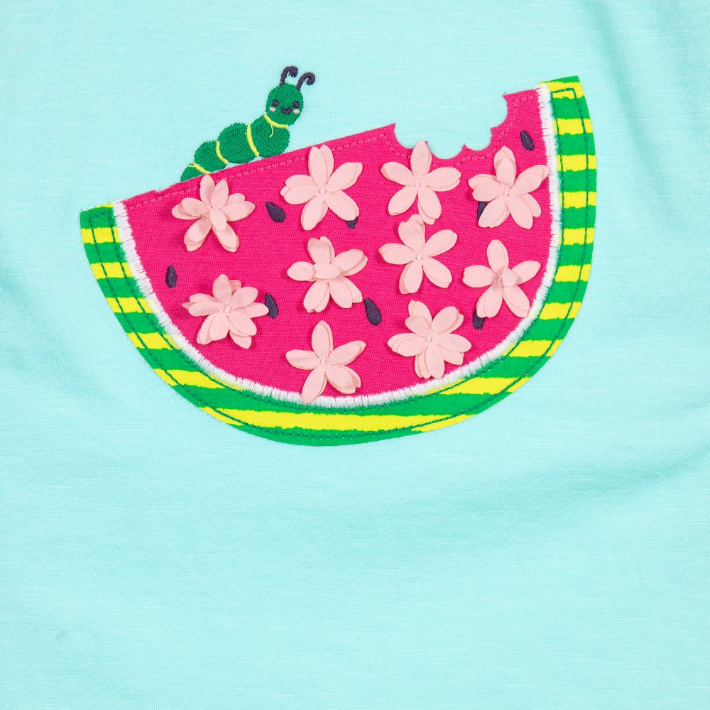 Hatley-Turquoise Blue Cotton T-Shirt | Childrensalon Outlet