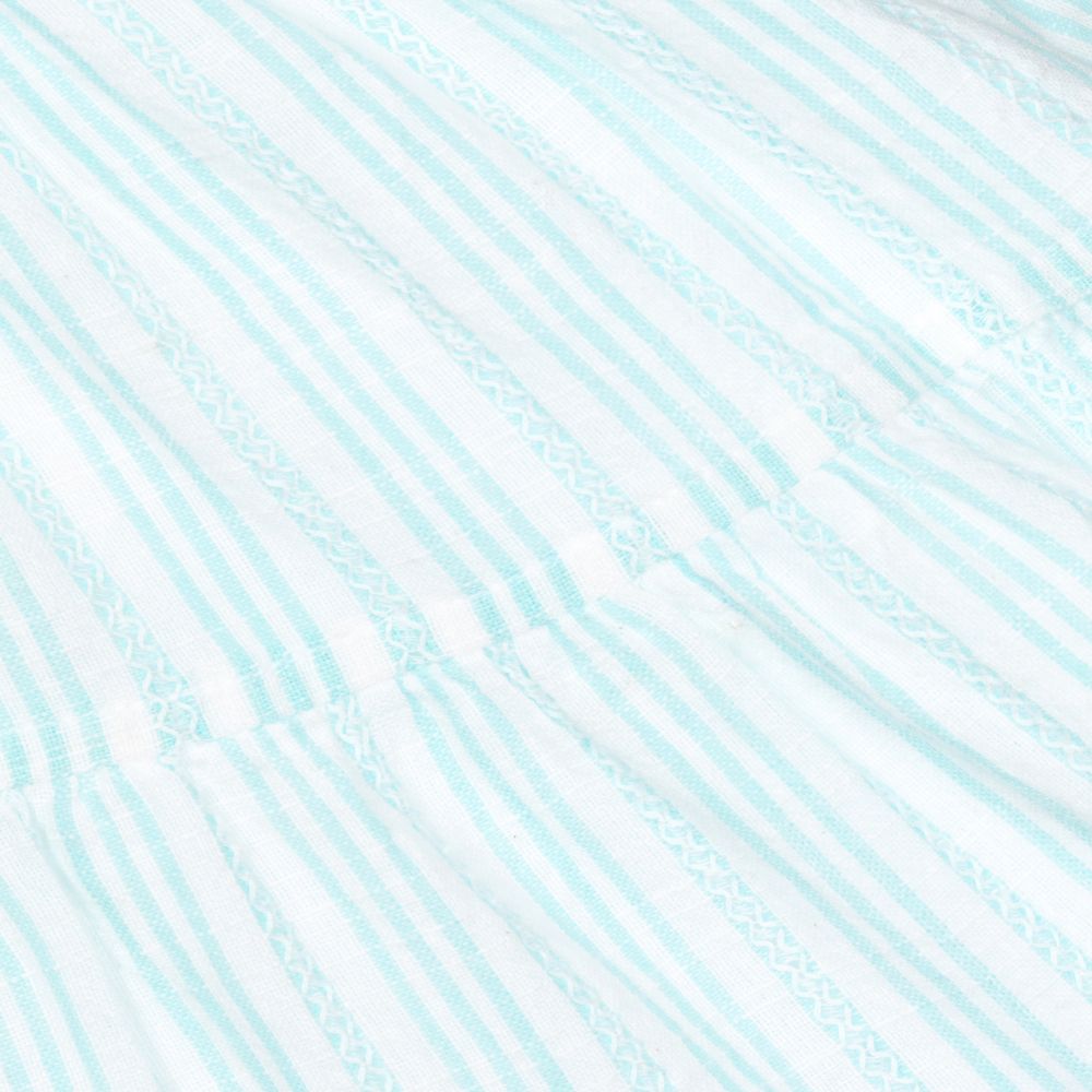 Hatley-White & Blue Cotton Dress | Childrensalon Outlet