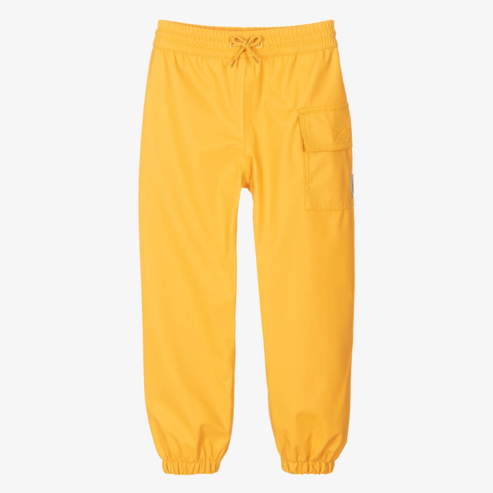 Hatley-Yellow Waterproof Trousers | Childrensalon Outlet