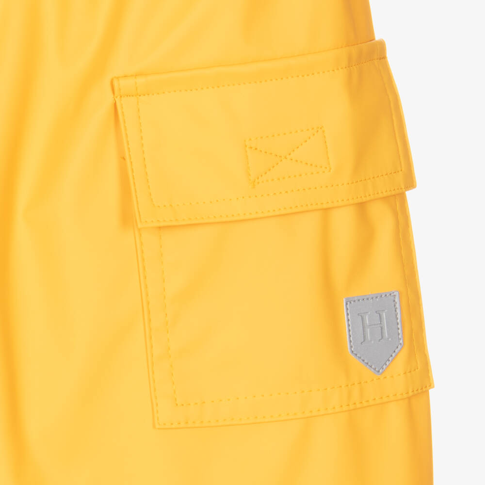 Hatley-Yellow Waterproof Trousers | Childrensalon Outlet