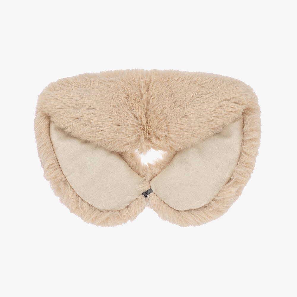 Helen Moore-Бежевый воротник из искусственного меха | Childrensalon Outlet