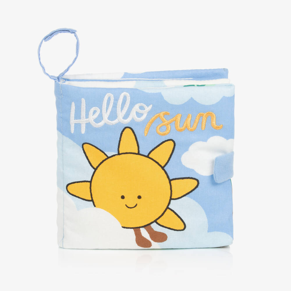 Jellycat-Hello Sun Cotton Fabric Baby Book (16cm) | Childrensalon Outlet