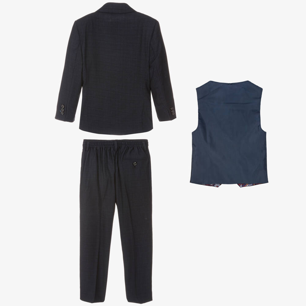 House of Cavani-Boys Classic Navy Formal Ensemble | Childrensalon Outlet