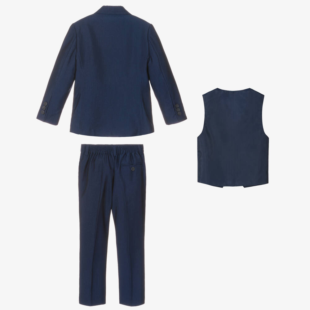 House of Cavani-Boys Elegant Navy Ensemble | Childrensalon Outlet