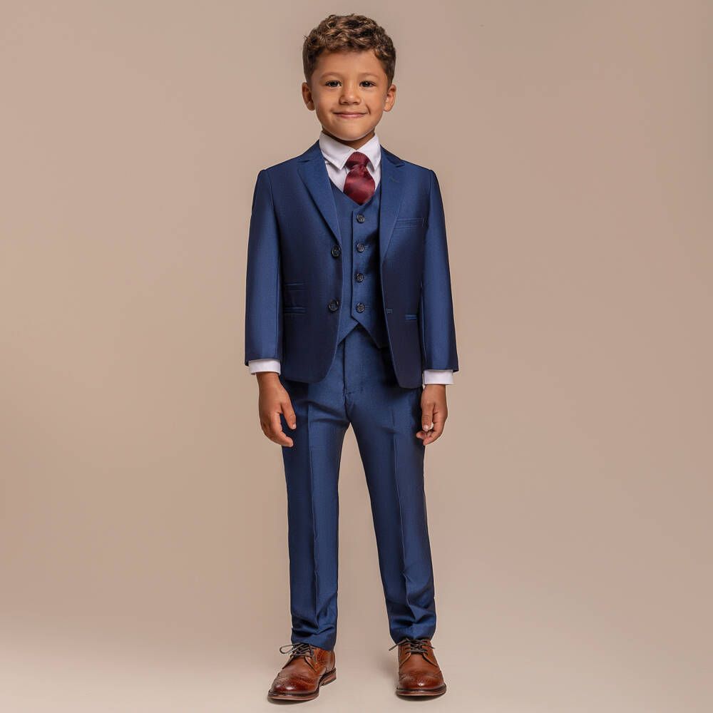 House of Cavani-Boys Elegant Navy Ensemble | Childrensalon Outlet