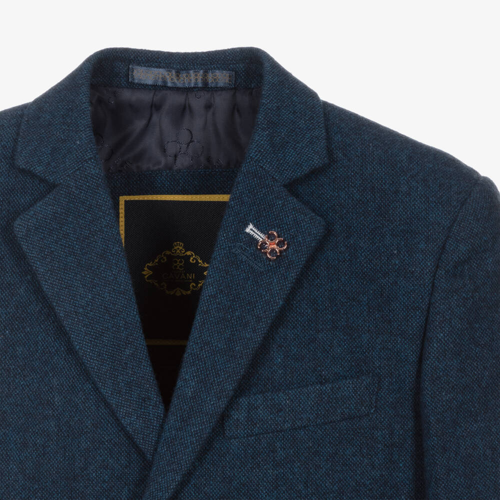 House of Cavani-Boys Navy Tweed Orson Ensemble | Childrensalon Outlet
