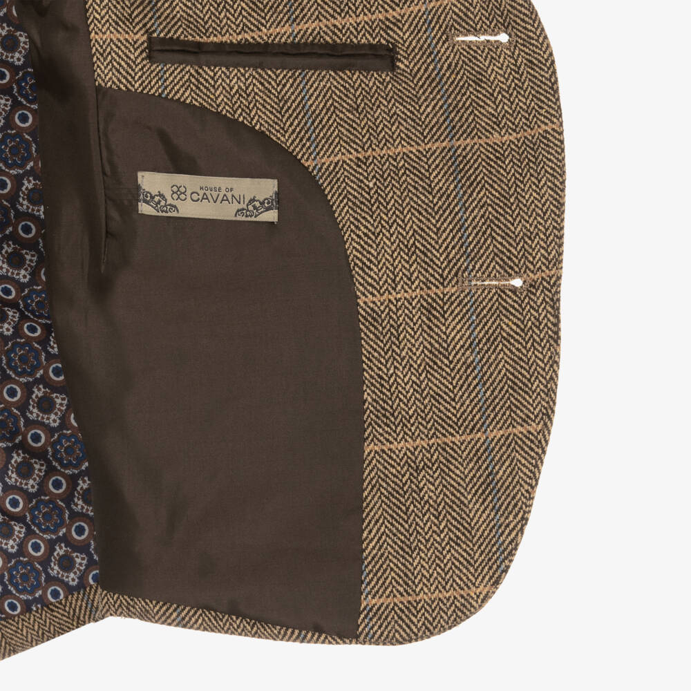 House of Cavani-Boys Rustic Tweed Three-Piece Ensemble | Childrensalon Outlet