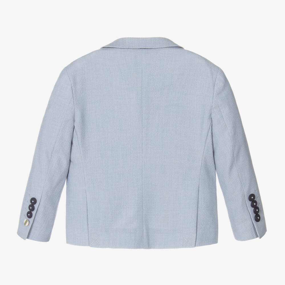 House of Cavani-Boys Sky Blue Tailored Blazer | Childrensalon Outlet