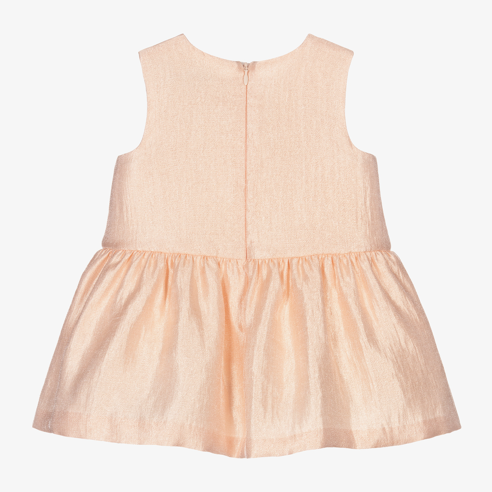 Hucklebones London Baby Girls Pink Dress Set Childrensalon Outlet