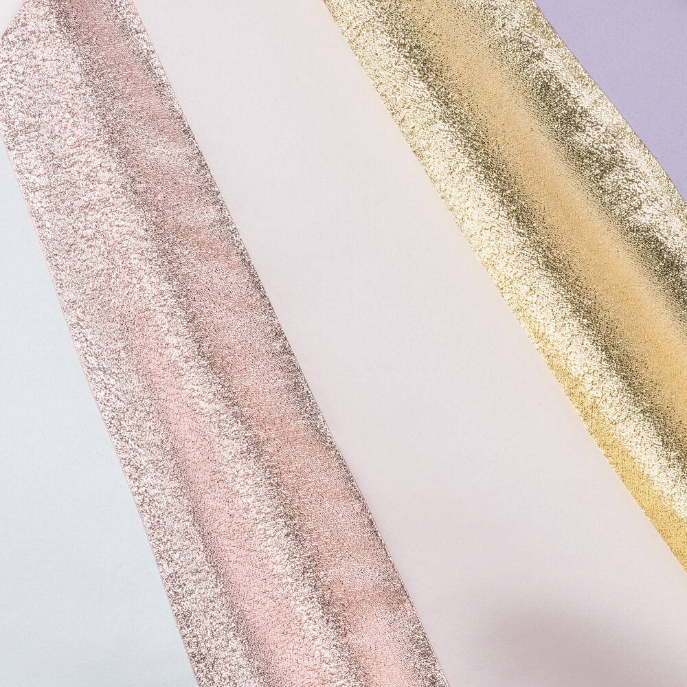 Hucklebones London-Атласное платье с фиолетовыми полосами | Childrensalon Outlet