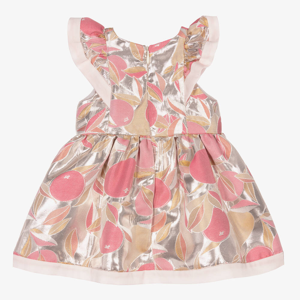 Hucklebones London-Baby Girls Silver Dress | Childrensalon Outlet